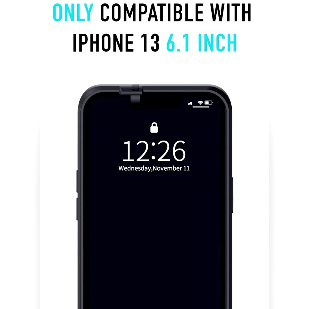 iPhone 13 Case with Camera Covers Front and Rear 📱 6-Foot Drop Proof 📲 EUC